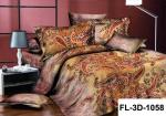 3D Disperse Printed Bedsheet Polyester Sheet Set