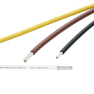 China FEP Insulated Wire UL3239 20KV,30KV tinned copper wire 200 C heater lighting white blue yellow factory