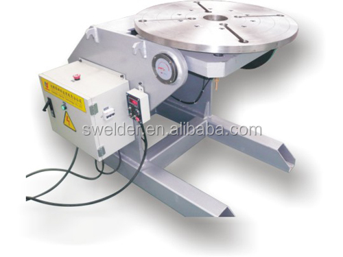 Small Single Column Welding Positioner Machine 200kg Weight And Capacity