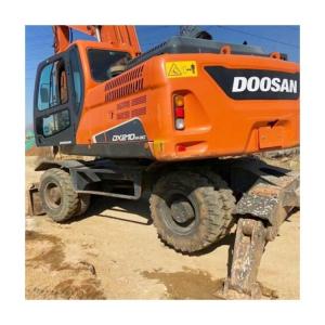 China Transport Length 9.445m Doosan DX210W Used Excavator with 0.92m3 Bucket Capacity factory