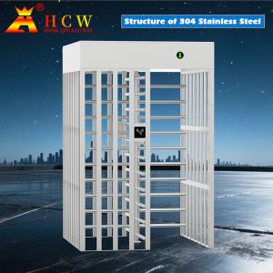 China 304 Stainless Steel 2000mm Full Height Turnstile Security Doors For Football Stadium factory