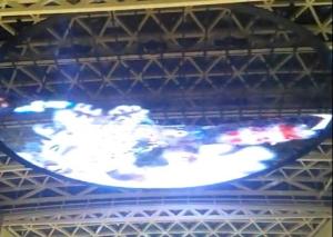 China P25mm outdoor Indoor glass transparent LED film display transparent panels led strip display screen factory