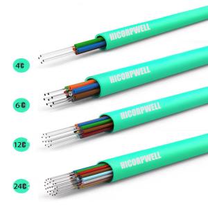 China Flame Retardant OM2 OM3-150 OM3-300 OM4 Indoor Fiber Optic Cable factory