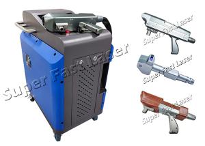 China Air Cooling CNC Laser Metal Cleaning Machine Handheld Laser Rust Remover factory