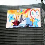 SMD2525 Outdoor Led Display Panels 1/8 Scan 40000 Density IP65 Waterproof 1R1G1B