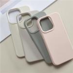 Soft Microfiber Lining Real Silicone Cell Phone Case Mobile Cover Anti