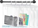 Pack Hanging Storage Bags, Large Hook 10 X 12.5-Inch Clear Plastic Bags For