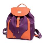 2016 new nylon with PU leather travel bag hit the color shoulder bag Mummy