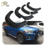 6pcs Wheel Arch Car Fender Flares For Hilux Revo 2015-2019