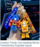 Cartoon Keychains Key Goodie Bag Stuffer Christmas Gift Holiday Charms Kids