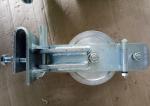 Pulley Cable Block Galvanized Crossarm Mounted Skyward Three Purpose String