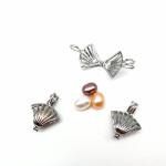 Locket Pearl Cage Pendant Essential Oil Diffuser Jewelry Making Accessories DIY