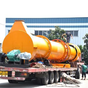 China 8.5 Ton Sand Rotary Drum Dryer With Electric Control Cabinet factory