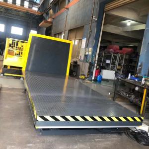 China 7000kg Stationary Scissor Lift, Hydraulic Motor 7.5KW For Dock Lifting Goods factory