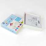 "Reusable Silicone Letter Cards! Color with Markers → Wipe Clean → Repeat