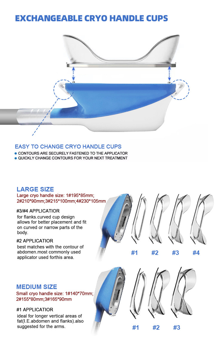 LF-249 HOT portable 360 degree cryolipolysis machine, multifunction cavitation rf lipo laser cryo slimming machine