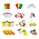Plastic Inspection Tag PVC Waterproof Durable Die Cutting Safety Tag for Warning