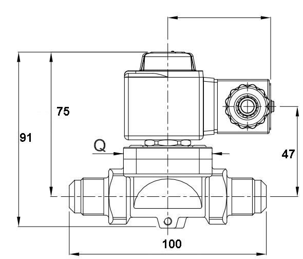 MSV Series 1/2'' Liquid Line Solenoid Valve For Refrigeration Wine Cooler