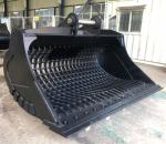 Trench Cleaning Excavator Bucket Q355B Large Capacity 1.5M3 Skeleton Bucket