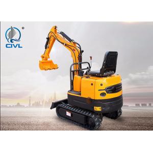 Mini 8.6kw Engine Excavator / 1 Ton Crawler Tailless Excavator Orchard Micro