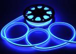 Flexible Neon Blue Rope Light , 450 - 550 Lumens / M Neon Flex Rope Light