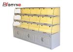 Custom Size Canteen Cake Display Case Island Bread Display Showcase