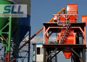 China Belt Conveyor Type Automatic Concrete Batching Plant Customized Color factory