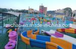 Kids Amusement Park With Swimming Pool Playground Fiberglass