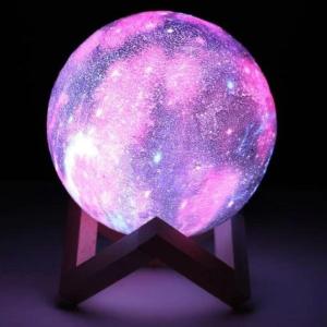 China Multifunction Smart Moon Lamp 3D Multicolor Decorative For Indoor Home Bar factory