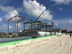 H beam Q235B Steel Building Steel Frame Fabrication For Gymnasium