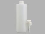 PET Cylinder 22mm 500ml Empty Shampoo Bottles