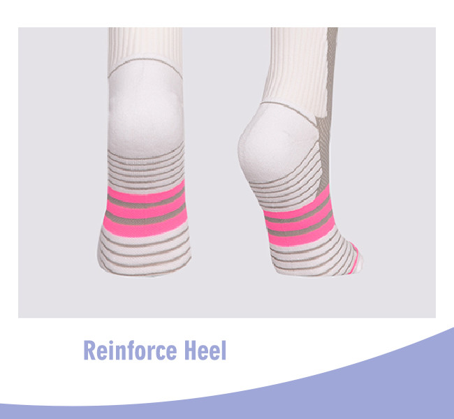 Fancy Female Compression Sports Socks Breathable Graduated Compression Socks