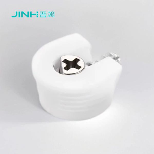 Durable White Metal ABS Shelf Support Pegs Premium Furniture Panel Connectors