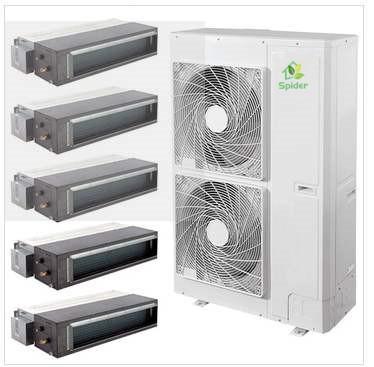 China Low Air Resistance Inside Central Ac Unit , Powerful Cassette Type Fcu factory