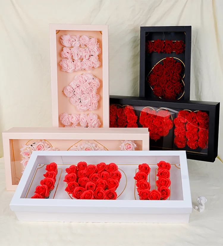 Custom Luxury Wedding Gift Floral Folded Gift Box for Mom's Day Paper Type Paperboard