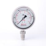Homogenizer Diaphragm Pressure Gauge , Shockproof Bourdon Tube Pressure Gauge