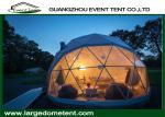 Prefabricated Clear Top Lightweight Geodesic Tent For Outdoor Living