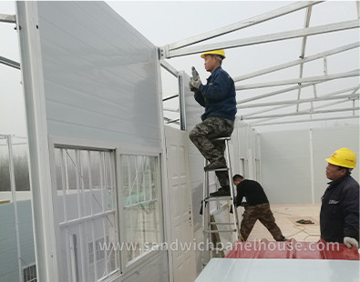 Waterproof Sandwich Panel Container House Portable Site Prefabricated Building