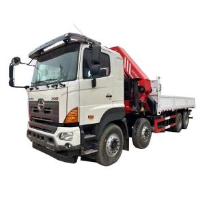 China GAC HINO 8x4 Driving Truck Mounted Crane FAST RTD11509C Transmission on sale