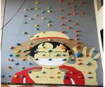 Resin Indoor Climbing Wall Panels Anticorrosion Hot Galvanized Steel Frame