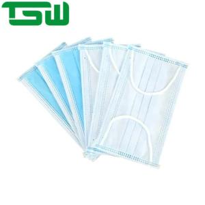 China EN14683 Disposable 25G PP Nonwoven 3 Ply Face Mask factory