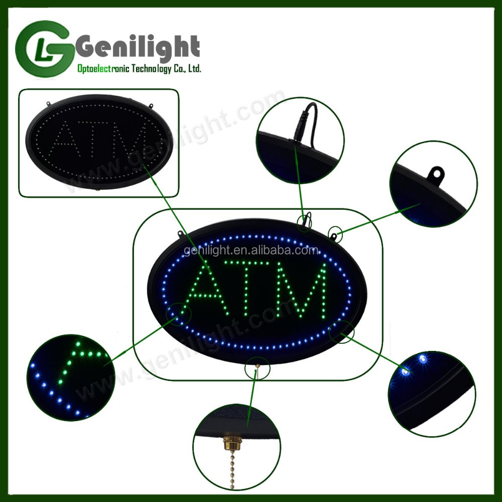 Indoor Power Supply Pizza Led Letter Sign for Shop Business Windows by ODM