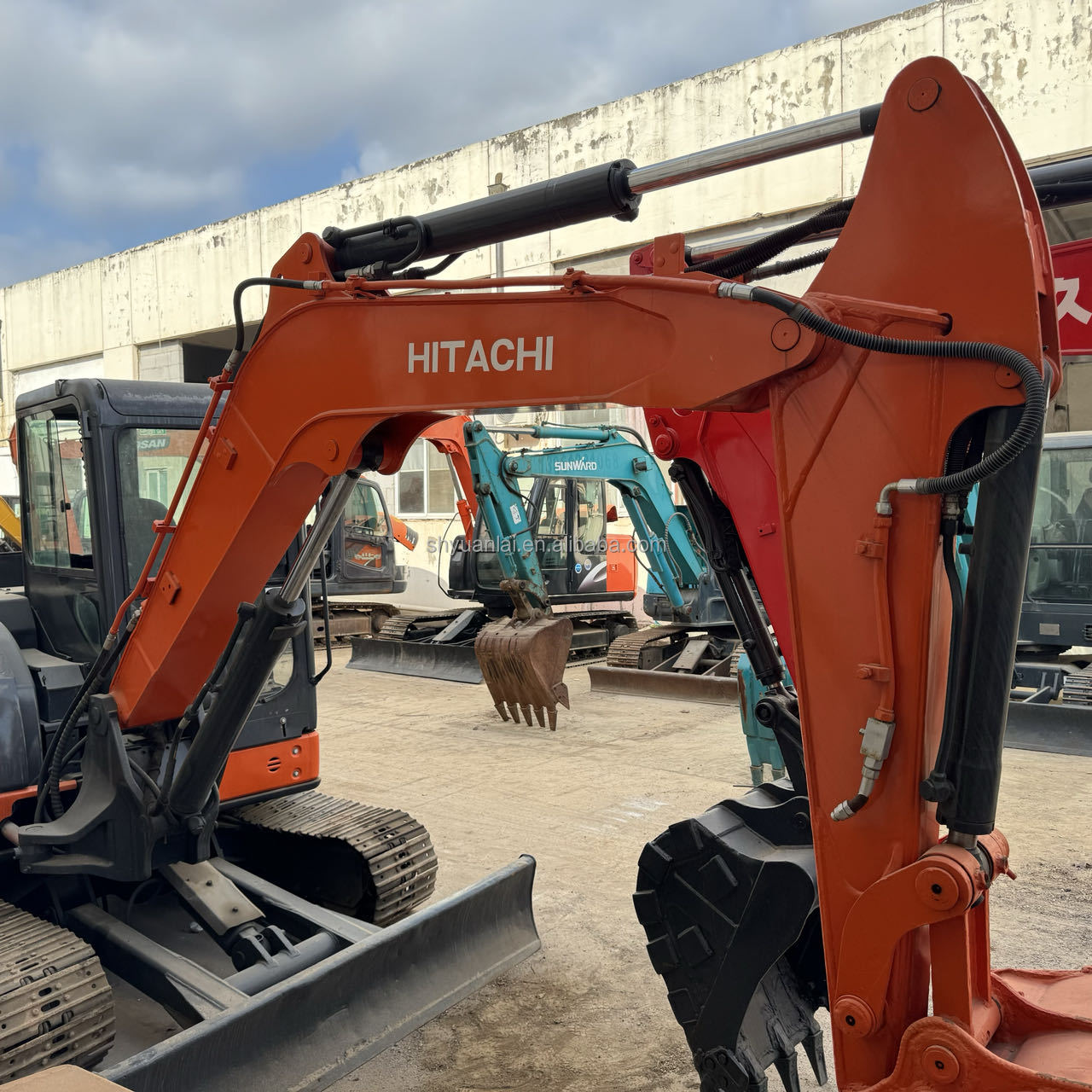 Hitachi ZX65U Second Hand Excavator Original Hydraulic Valve And High Work Efficiency