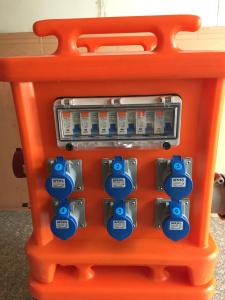 China Movable Portable Power Distribution Box , Plastic 3 Phase Distribution Box factory