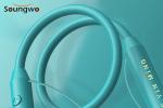 Bluetooth Neckband Earphones With 70H Playing Flashlight TF Card Model