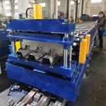 Floor Metal Decking Machine Cold Roll Forming Double Deck 0.3mm-0.8mm