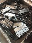 OEM ODM Silver Front Door Hinges , Furniture Decorative Metal Hinges For Wooden