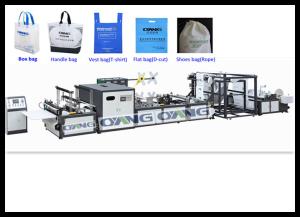 China Auto Eco PP Non Woven Bag Making Machine , Fabric Bag Machinery factory
