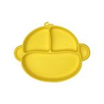 Customized Silicone Baby Tray Cartoon Monkey Shape BPA Free Suction Silicone