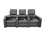 Electric Power Recliner Lounger Chair Faux Leather Upholstery With Extended